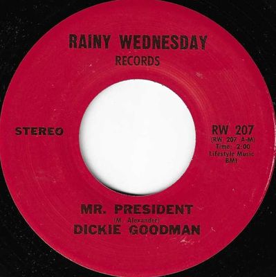Dickie Goodman - Mr. President Vinyl Singles Vinyl Zeer Goed / Hoesje Generic "VINYLSINGLES.NL"