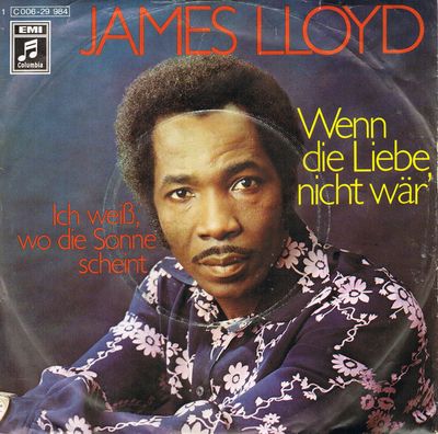James Lloyd - Wenn Die Liebe Nicht Wär` Vinyl Singles Vinyl Zeer Goed / Hoesje Goed "VINYLSINGLES.NL"