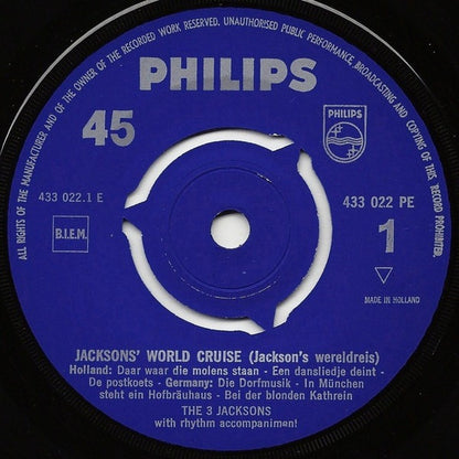 3 Jacksons - Jacksons' Worldcruise 2 (Jacksons' Wereldreis) Vinyl Singles EP Vinyl Very Good (VG) <br> Hoes Generic