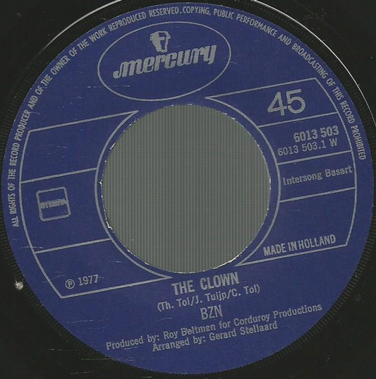 BZN - The Clown 03912 Vinyl Singles Hoes: Generic