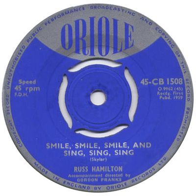Russ Hamilton - Smile, Smile, Smile, And Sing, Sing, Sing