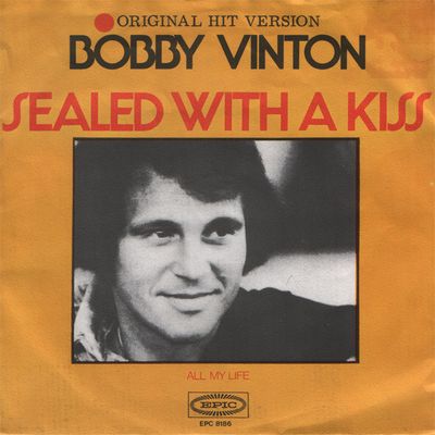 Bobby Vinton - Sealed With A Kiss Vinyl Zeer Goed / Hoesje Goed "VINYLSINGLES.NL"