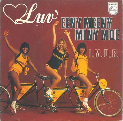 Luv' - Eeny Meeny Miny Moe Vinyl Singles Vinyl Zeer Goed / Hoesje Goed "VINYLSINGLES.NL"