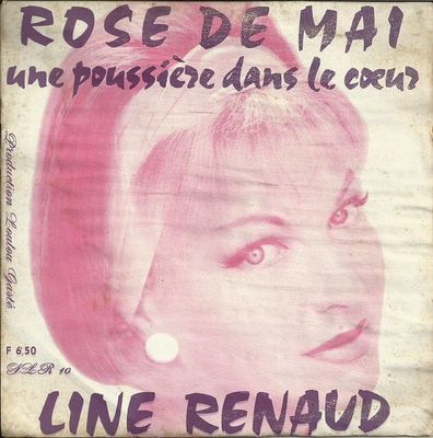 Line Renaud - Rose De Mai Vinyl Singles Vinyl (VG) <br> Hoes (G+)