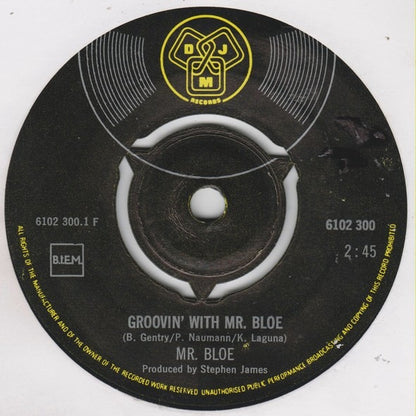Mr. Bloe - Groovin' With Mr. Bloe Vinyl Singles Vinyl Very Good (VG) <br> Hoes Generic
