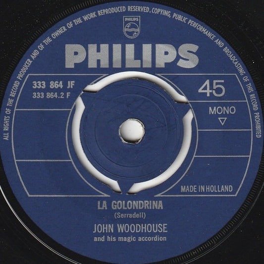 John Woodhouse - Melodia Vinyl Singles Media VG+ / Sleeve Generic