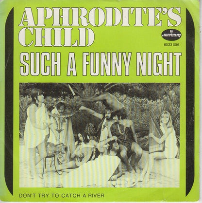 Aphrodite's Child - Such A Funny Night Vinyl Singles Vinyl Very Good (VG) <br> Hoes Good Plus (G+)