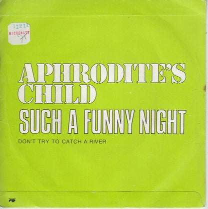 Aphrodite's Child - Such A Funny Night Vinyl Singles Vinyl Very Good (VG) <br> Hoes Good Plus (G+)