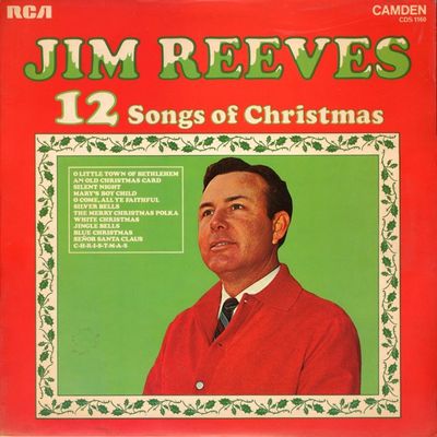Jim Reeves - 12 Songs Of Christmas (LP) Vinyl LP Vinyl Zeer Goed / Hoesje Goed "VINYLSINGLES.NL"