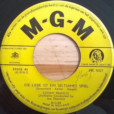 Connie Francis - Die Liebe Ist Ein Seltsames Spiel