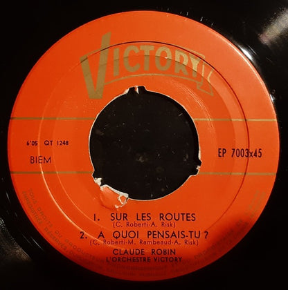 Claude Robin, L'Orchestre Victory - C'est Magnifique Vinyl Singles EP Vinyl Very Good (VG) <br> Hoes Generic