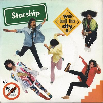 Starship - We Built This City Vinyl Singles Media VG+ / Sleeve G+