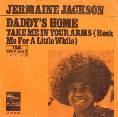 Jermaine Jackson - Daddy's Home Vinyl Singles Vinyl Slecht / Hoesje Slecht "VINYLSINGLES.NL"