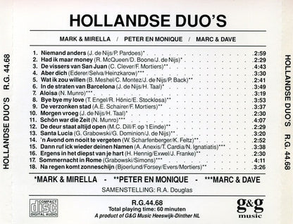 Various Artists - Hollandse Duo's (CD) Compact Disc Goede Staat