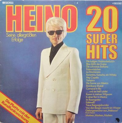 Heino - 20 Super Hits - Seine Allergrößten Erfolge (LP) Vinyl LP Media VG+ / Sleeve VG+
