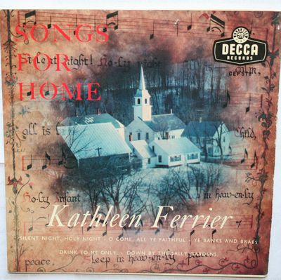Kathleen Ferrier - Songs For Home Vinyl Singles Media: VG <br> Hoes: G+