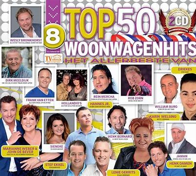 Various - Top 50 Woonwagenhits 8 (CD) Compact Disc VINYLSINGLES.NL