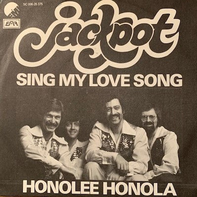 Jackpot - Sing My Love song Vinyl Zeer Goed / Hoesje Redelijk "VINYLSINGLES.NL"