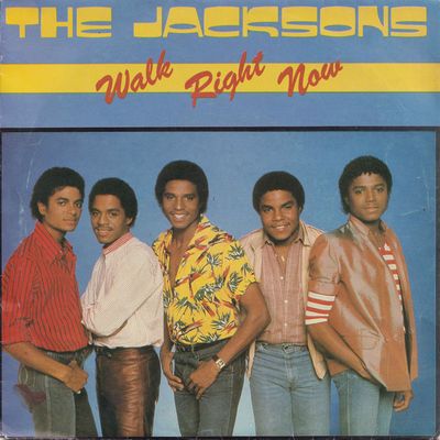 Jacksons - Walk Right Now Vinyl Singles Vinyl Zeer Goed / Hoesje Goed "VINYLSINGLES.NL"