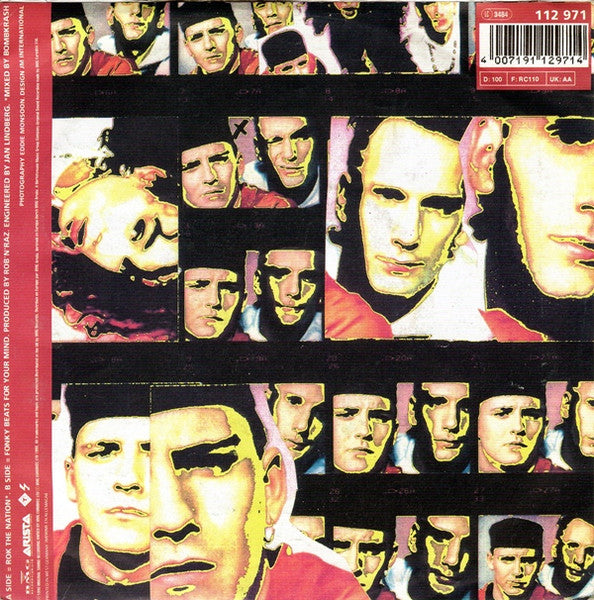 Rob 'n' Raz Featuring Leila K - Rok The Nation Vinyl Singles Vinyl Very Good (VG) <br> Hoes Good Plus (G+)