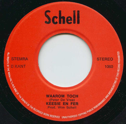 Keesie - Doe Net Als Wij Vinyl Zeer Goed / Hoesje Generic "VINYLSINGLES.NL"