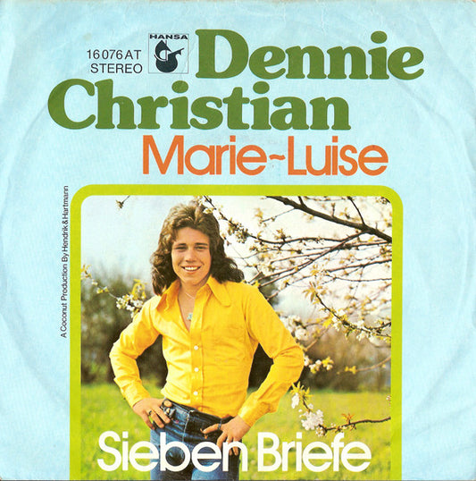 Dennie Christian - Marie-Luise 34677 09577 Vinyl Singles Goede Staat