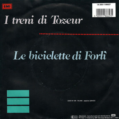 Alice & Franco Battiato - I Treni Di Tozeur 43143 Vinyl Singles Vinyl Very Good (VG) <br> Hoes Good Plus (G+)