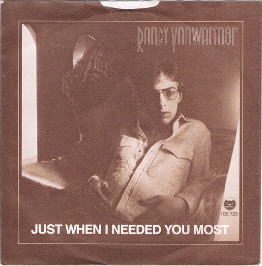 Randy Vanwarmer - Just When I Needed You Most