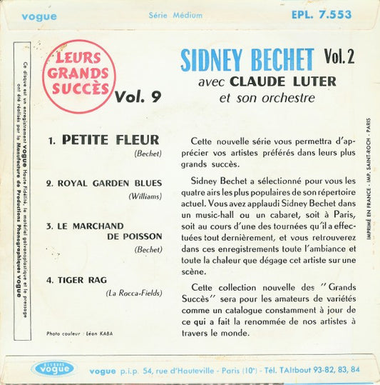 Sidney Bechet Avec Claude Luter Et Son Orchestre - Sidney Bechet Vol. *