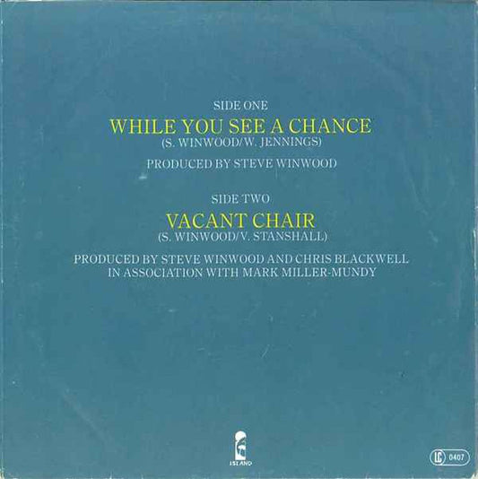 Steve Winwood - While You See A Chance