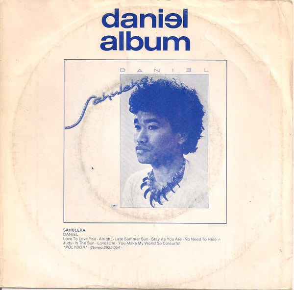 Daniel Sahuleka - Long Distance Highway Vinyl Singles Vinyl Very Good (VG) <br> Hoes Good Plus (G+)