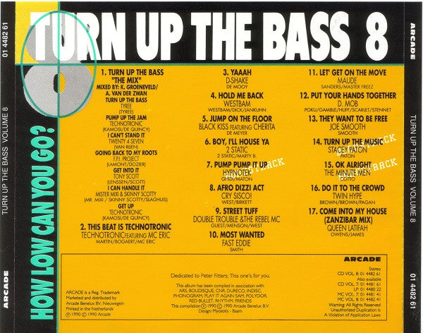 Various - Turn Up The Bass Volume 8 (CD)