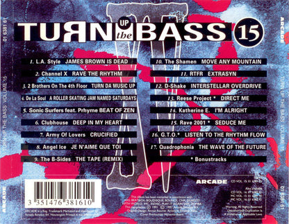 Various - Turn Up The Bass Volume ** (CD) Compact Disc Goede Staat