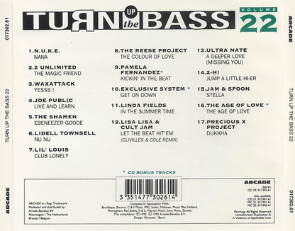 Various - Turn Up The Bass Volume ** (CD) Compact Disc Goede Staat