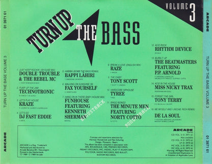 Various - Turn Up The Bass Volume 3 (CD) Compact Disc Goede Staat
