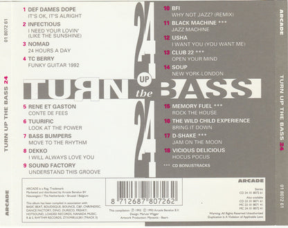 Various - Turn Up The Bass 24 (CD) Compact Disc Goede Staat