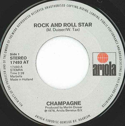 Champagne - Rock And Roll Star 27143 Vinyl Singles Goede Staat