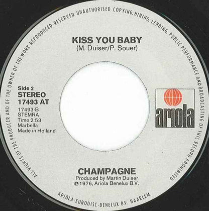 Champagne - Rock And Roll Star Vinyl Singles VINYLSINGLES.NL