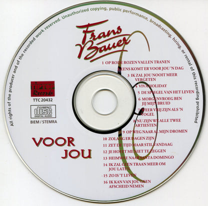 Frans Bauer - Voor Jou (CD) 70574