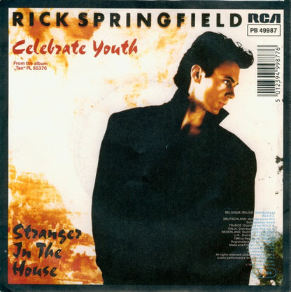 Rick Springfield - Celebrate Youth 35823 Vinyl Singles Goede Staat
