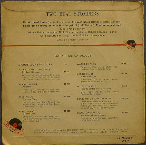 Two Beat Stompers - Two Beat Stompers (EP) 19299 Vinyl Singles Goede Staat