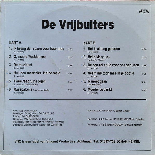 Vrijbuiters - De Vrijbuiters (LP) Vinyl LP Vinyl Very Good (VG) <br> Hoes Good Plus (G+)