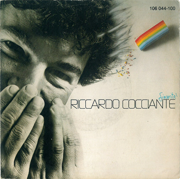 Riccardo Cocciante - Sincerità Vinyl Singles Vinyl Very Good (VG) <br> Hoes Good Plus (G+)