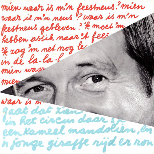 Toon Hermans - Mien, Waar Is Mijn Feestneus Vinyl Singles Vinyl Zeer Goed / Hoesje Goed "VINYLSINGLES.NL"