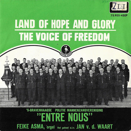 S Gravenhaags Politie Mannenzangvereniging Entre Nous - The Voice Of Freedom 38212 (B) Vinyl Singles Goede Staat