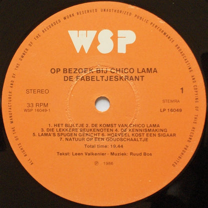 Fabeltjeskrant - Op Bezoek Bij Chico Lama (LP)