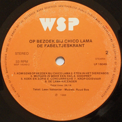 Fabeltjeskrant - Op Bezoek Bij Chico Lama (LP)