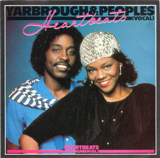 Yarbrough & Peoples - Heartbeats Vinyl Singles Vinyl Very Good (VG) <br> Hoes Good Plus (G+)