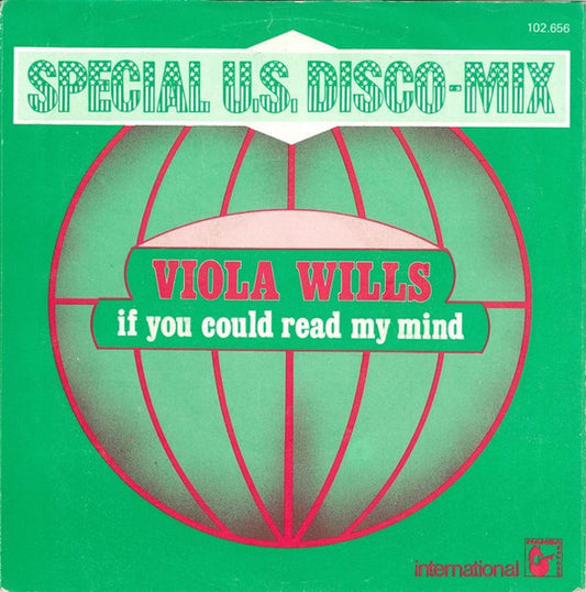 Viola Wills - If You Could Read My Mind (Special U.S. Disco-Mix) 19497 Vinyl Singles Goede Staat