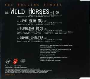 Rolling Stones – Wild Horses (CD Single) Compact Disc Goede Staat